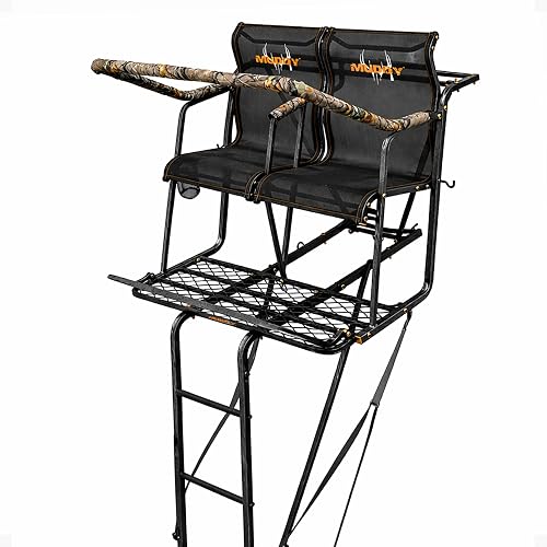 Muddy 2 Person Outdoor Hunting Ladder 500 lb