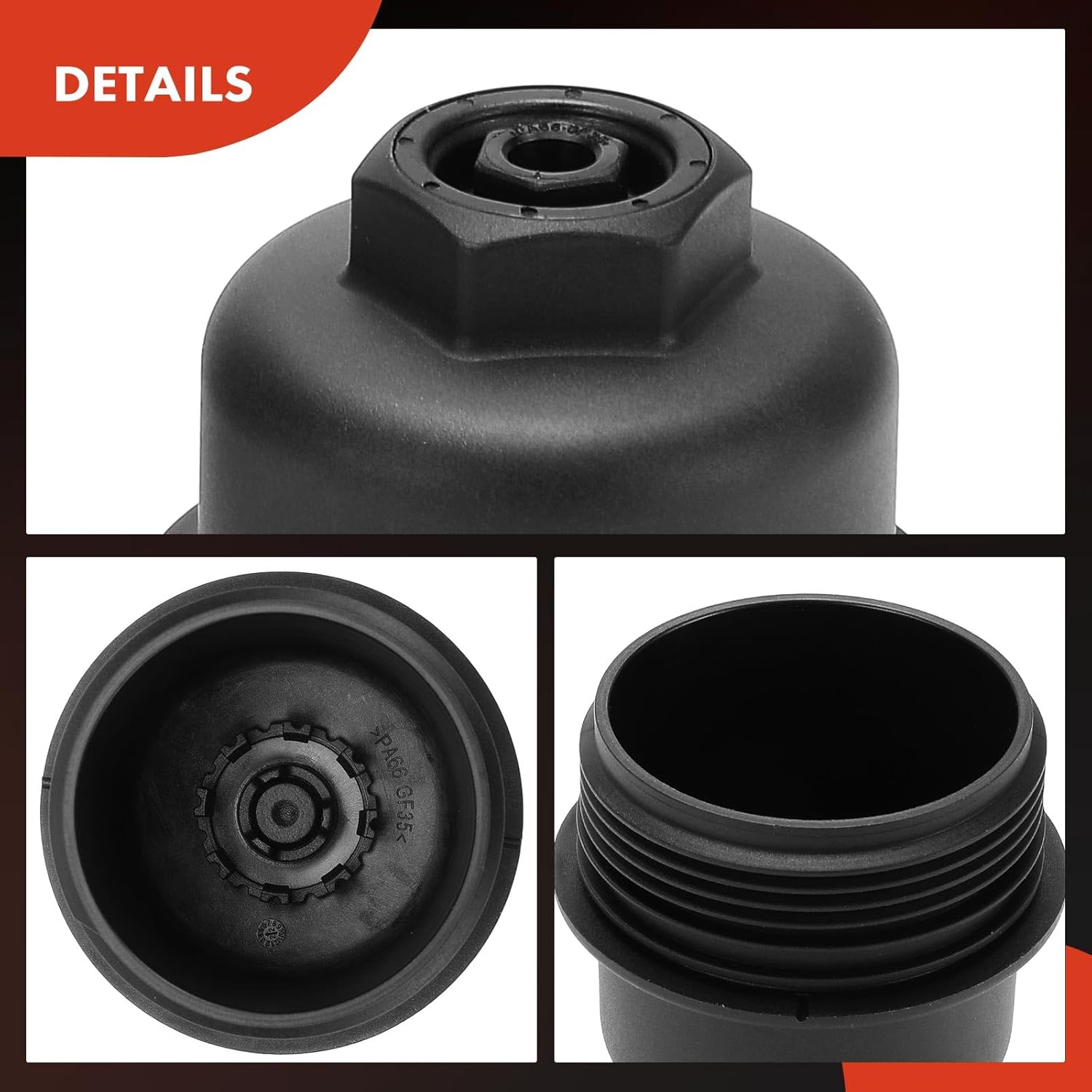 A-Premium Oil Filter Housing Cap Assembly Compatible with Mini Cooper 2014-2019, Cooper Clubman 2016-2019, Cooper Countryman 2017-2020 & BMW X1 2016-2019, X2 2018-2019, i8 2014-2020, 1.5L 1.6L 2.0L