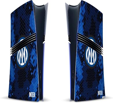 Head Case Designs Officially Licensed Inter Milan Home 2021/22 Crest Kit Vinyl Sticker Gaming Skin Decal Cover Compatible With Sony PlayStation 5 PS5 Pro Digital Edition Console