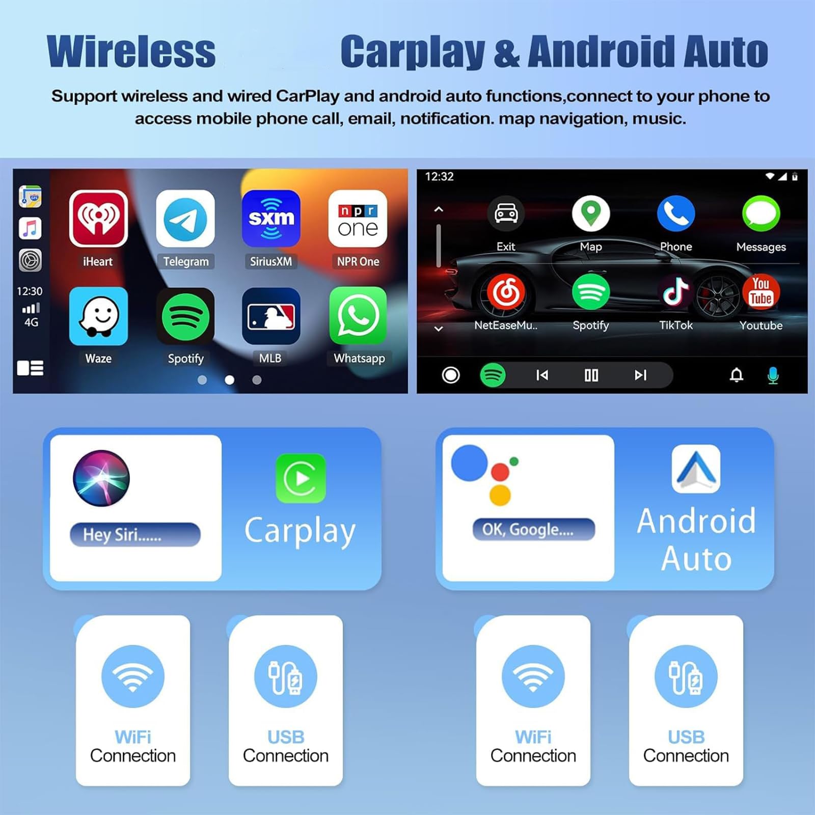 K1 PRO Plus, 2 64G Android 15 Auto Stereo do K-ia Picanto Morning 2011-2017, ekran dotykowy 2K Double DIN, bezprzewodowa CarPlay, GPS Bluetooth RDS WiFi HiFi SWC Mikrofon
