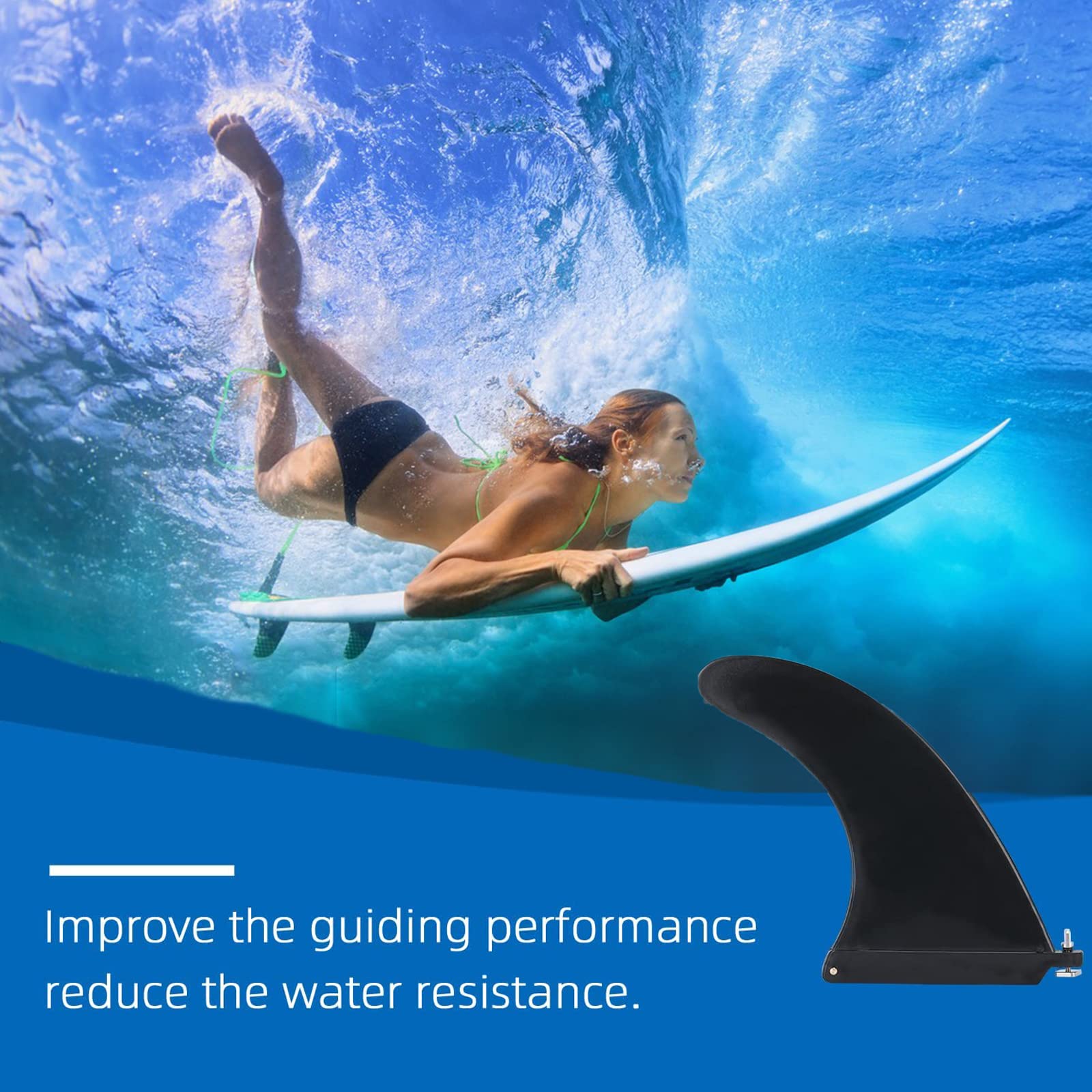 Système Glissière Verrouillage Aileron Aileron Central PVC Stand Up Paddle - Détachable 22,5x18,4 Cm Aileron Paddle Système Glissière Verrouillage Aileron Aileron Central PVC Stand Up Paddle - Détachable 22,5x18,4 Cm Aileron Paddle