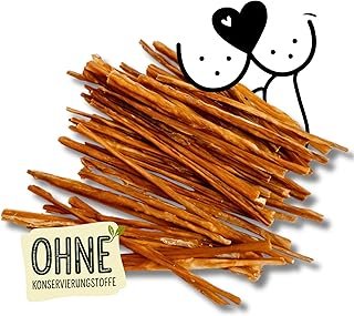 Naturbiss 100% naturliche Hundeleckerli - Hundespaghetti Rinderdarm Kausticks 150g - Barf Leckerli - Monoprotein, fettarm und proteinreich - ohne Zusätze, Seniore & Welpen - Trockenbarf für Hund product image