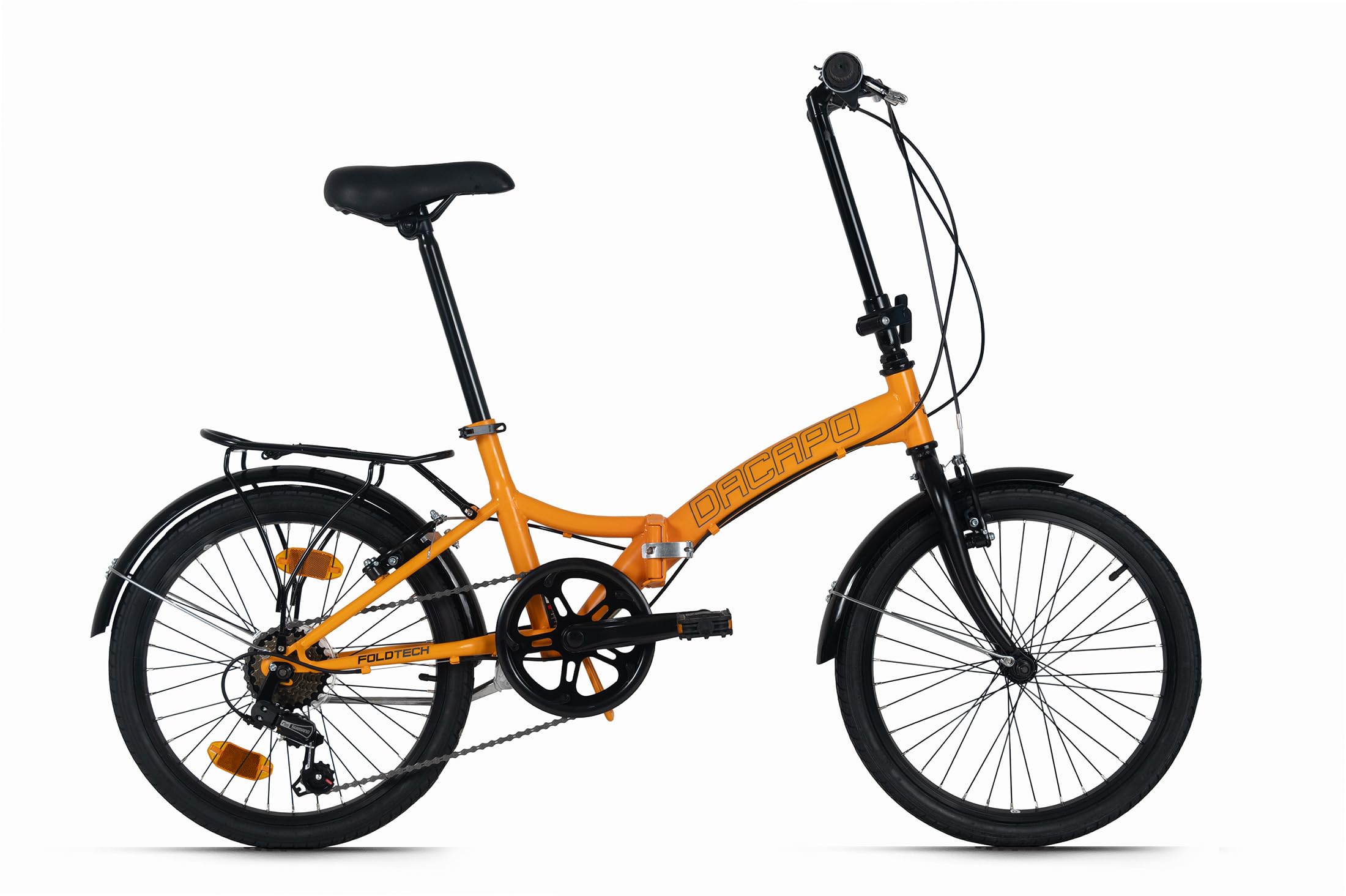 DACAPO Faltrad 20'' Foldtech 6 Gänge RH 32 cm (Gold) Sport & Freizeit