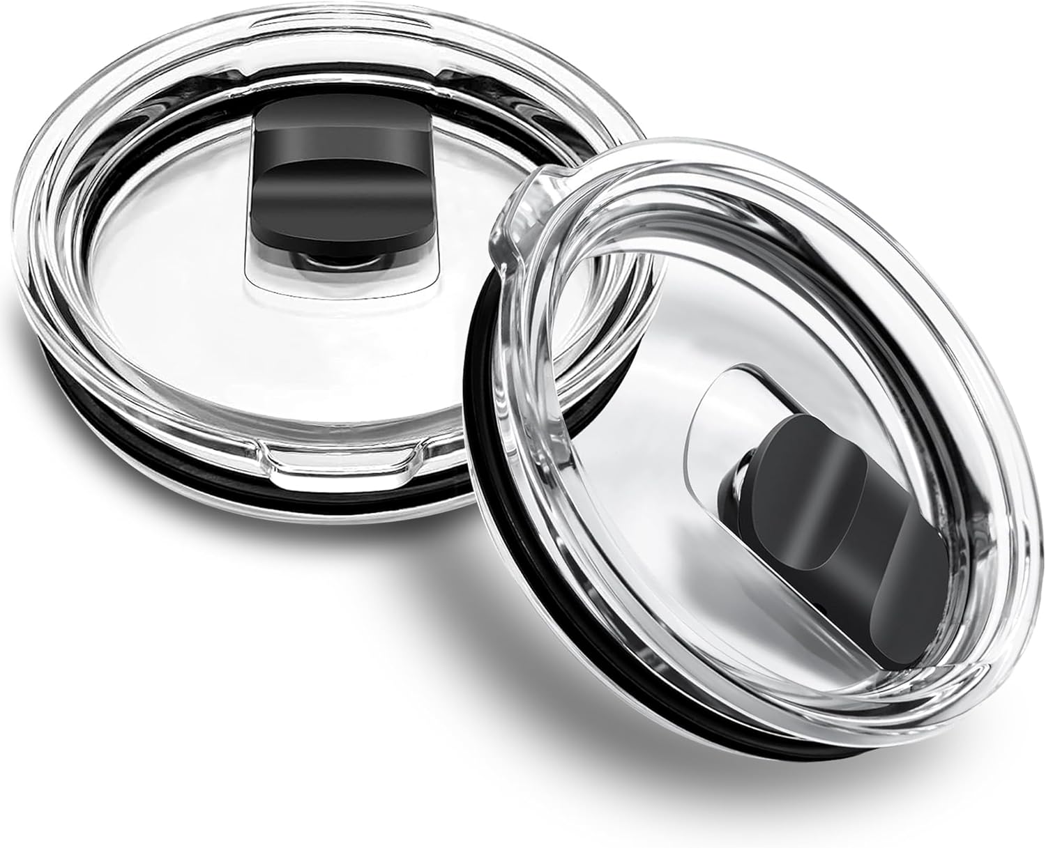 30 oz Tumbler Lid - Replacement Lid, Compatible for YETI 30/32 oz Tumbler, 14 oz Mug and 35/42 oz Straw Mug, Travel Spill-Proof Cup Lids Covers with Magnetic Slider Switch, BPA Free