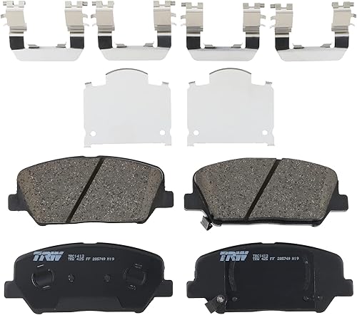 TRW Pro TRC1413 Juego de pastillas de freno de disco para Kia Optima 2011-2015, frontal y otras aplicaciones
