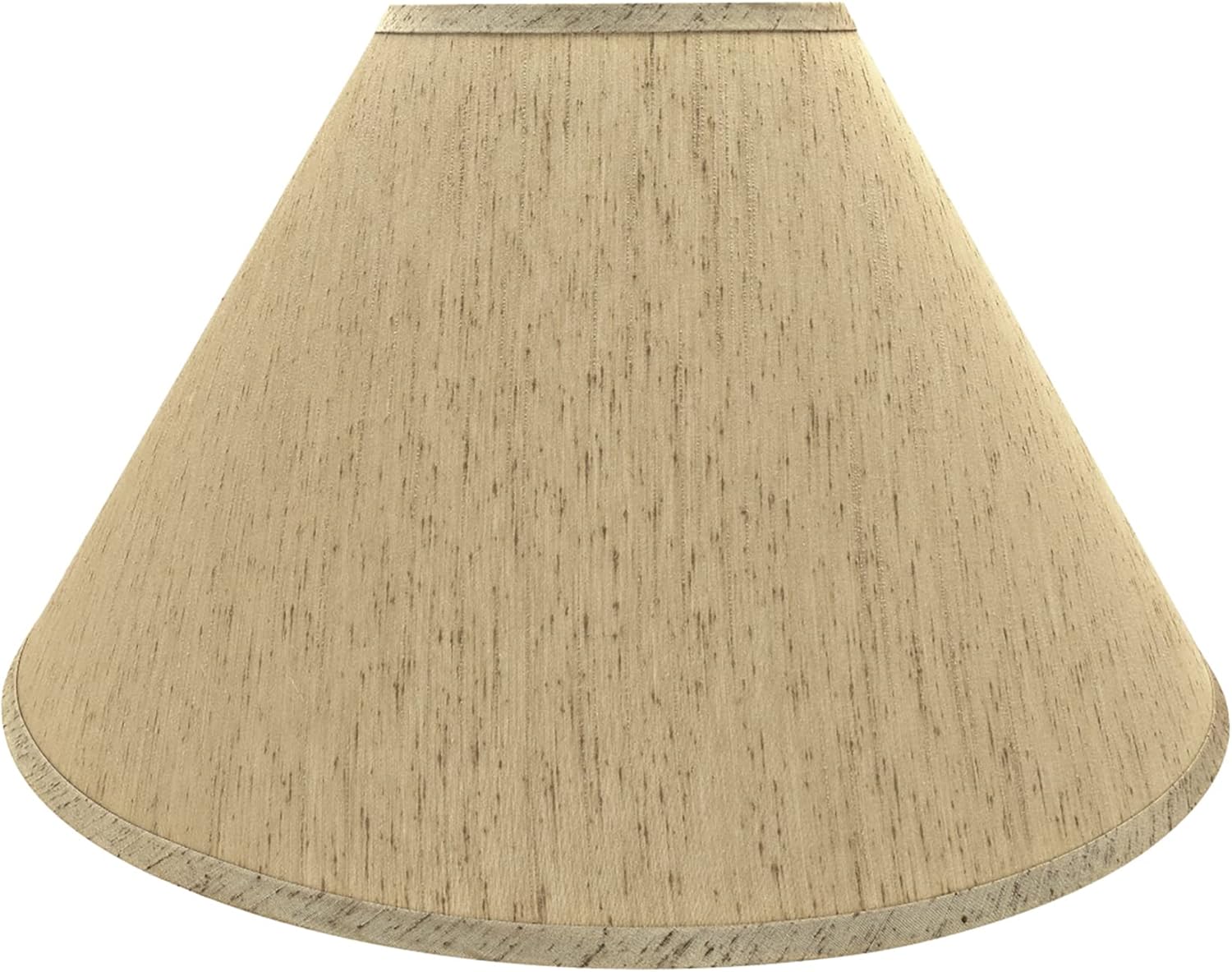 Aspen Creative 32562A Transitional Hardback Empire Shaped Spider Construction in Yellowish Brown, 20" Wide (7" x 20" x 12-1/2")