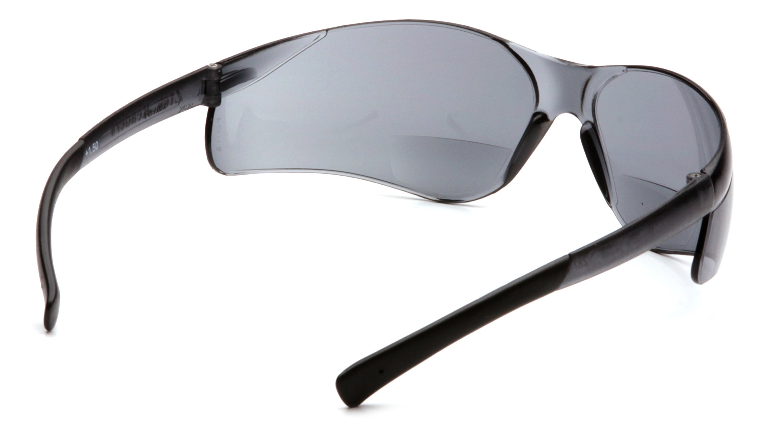 Pyramex S2520R25 Ztek Gafas de seguridad 2.5 lector bifocal, lente gris, marco gris, ANSI Z87+