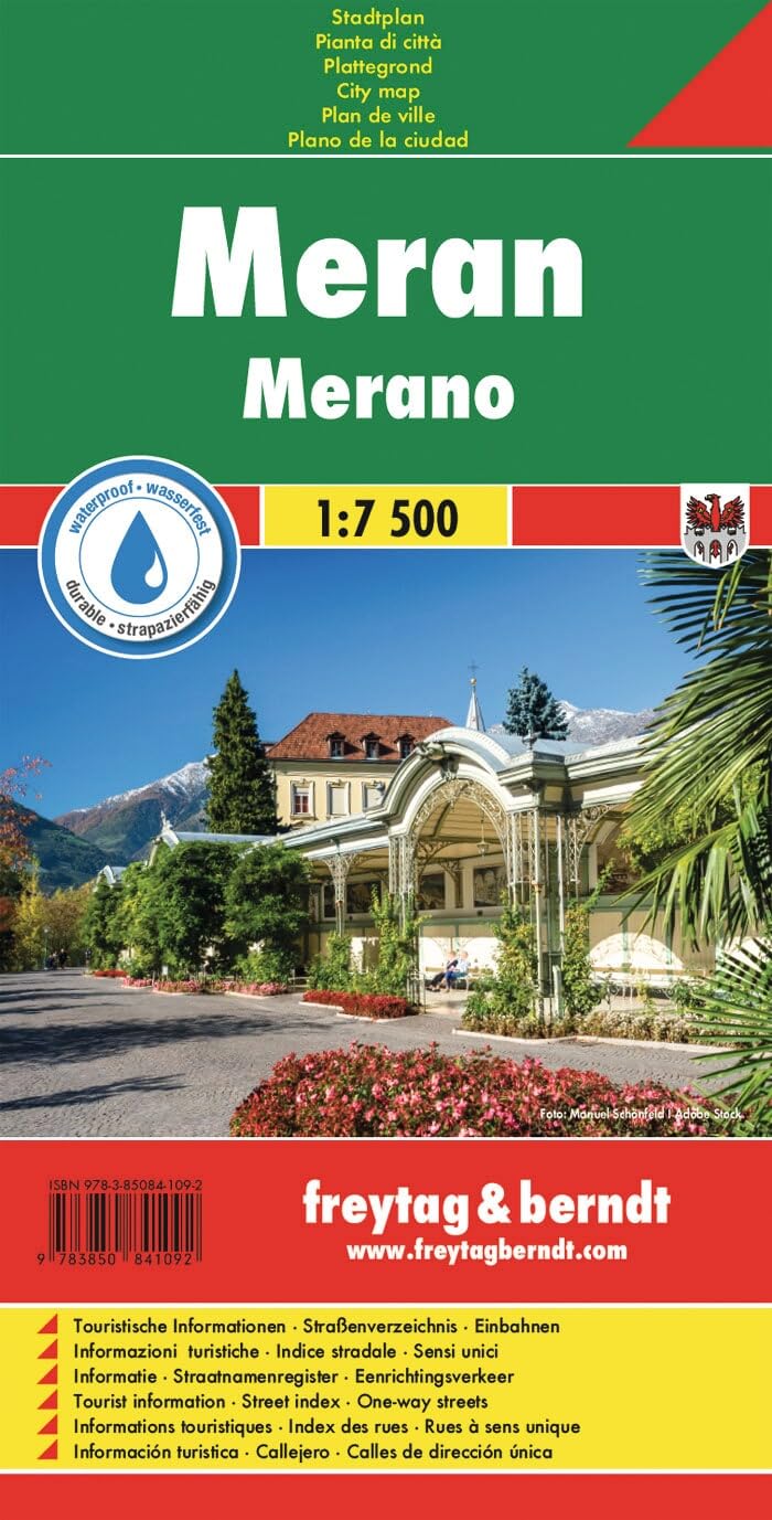 Merano 1:7, 500 (Maps & Atlases): City Map 1:7 500: Stadskaart 1:7 500