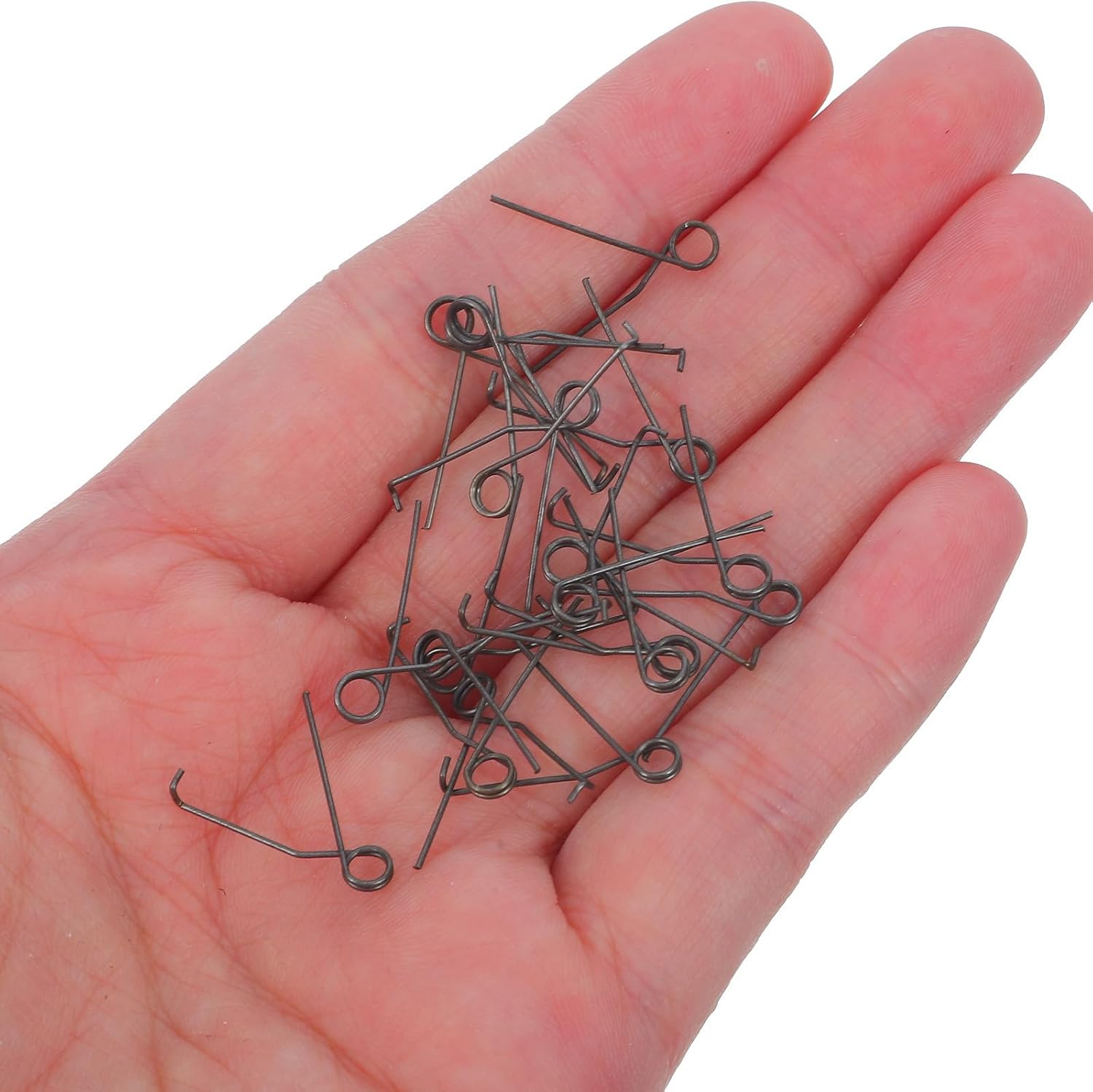 20pcs Stainless Steel Torsion Springs for Cassette Player and Tape Recorder, Black Color with Resistance to Rust and Consistent Rebound Force, for Tape Recorder Repair and Cassette