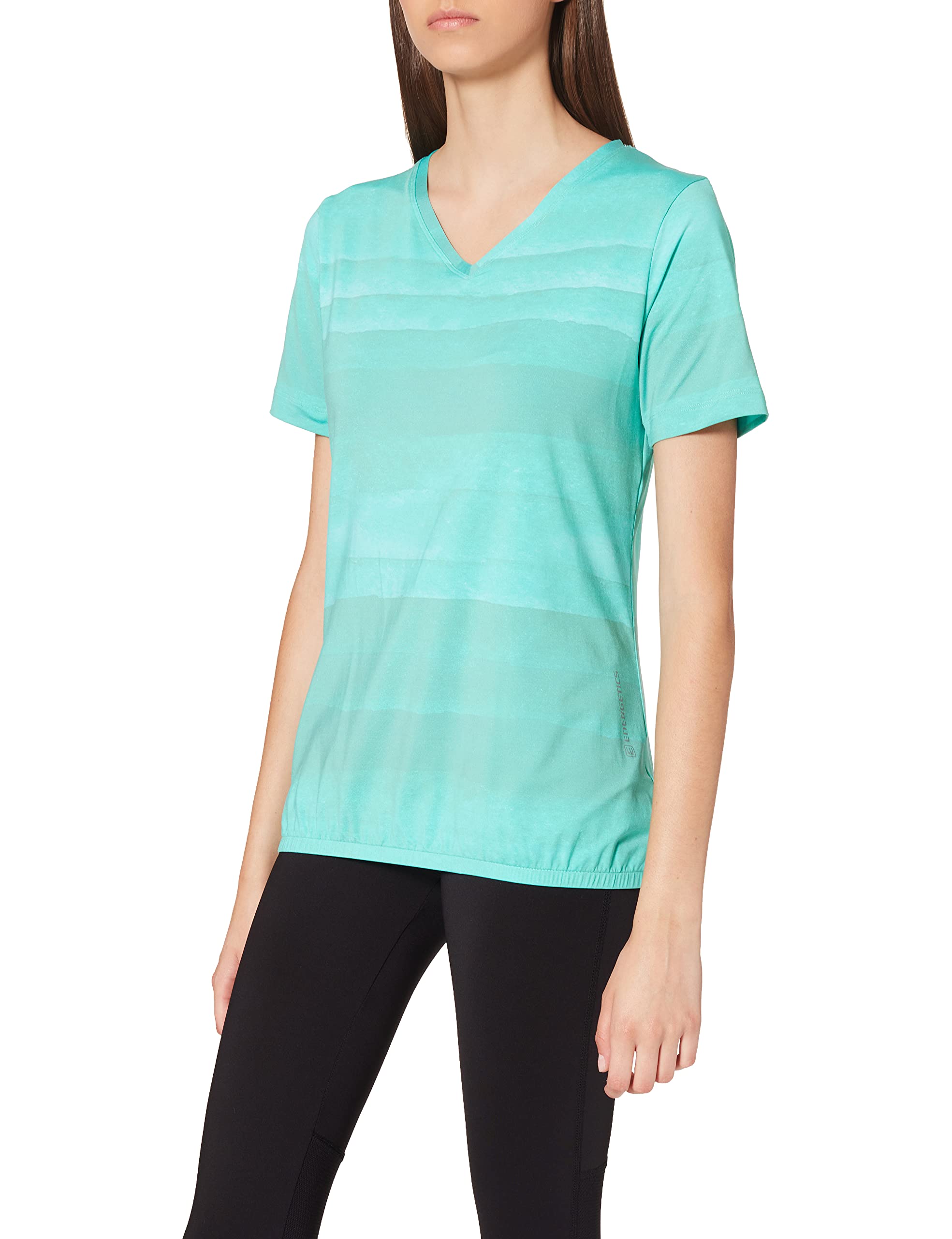 Energetics Women T-Shirt Cass, Mint Dark, 12 (Manufacturer Size: 38)