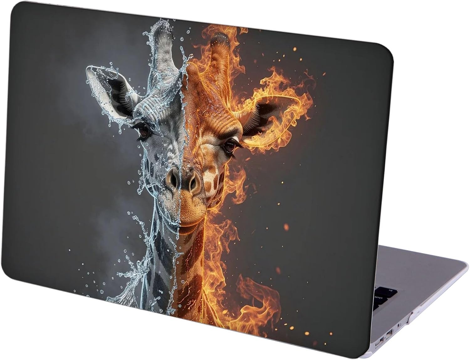 Compatible with MacBook Neo 13-inch, Hard Shell Case with Keyboard Cover and Screen Protector (A3404 A18 Pro chip, 2026 Release) - Giraffes MC22439