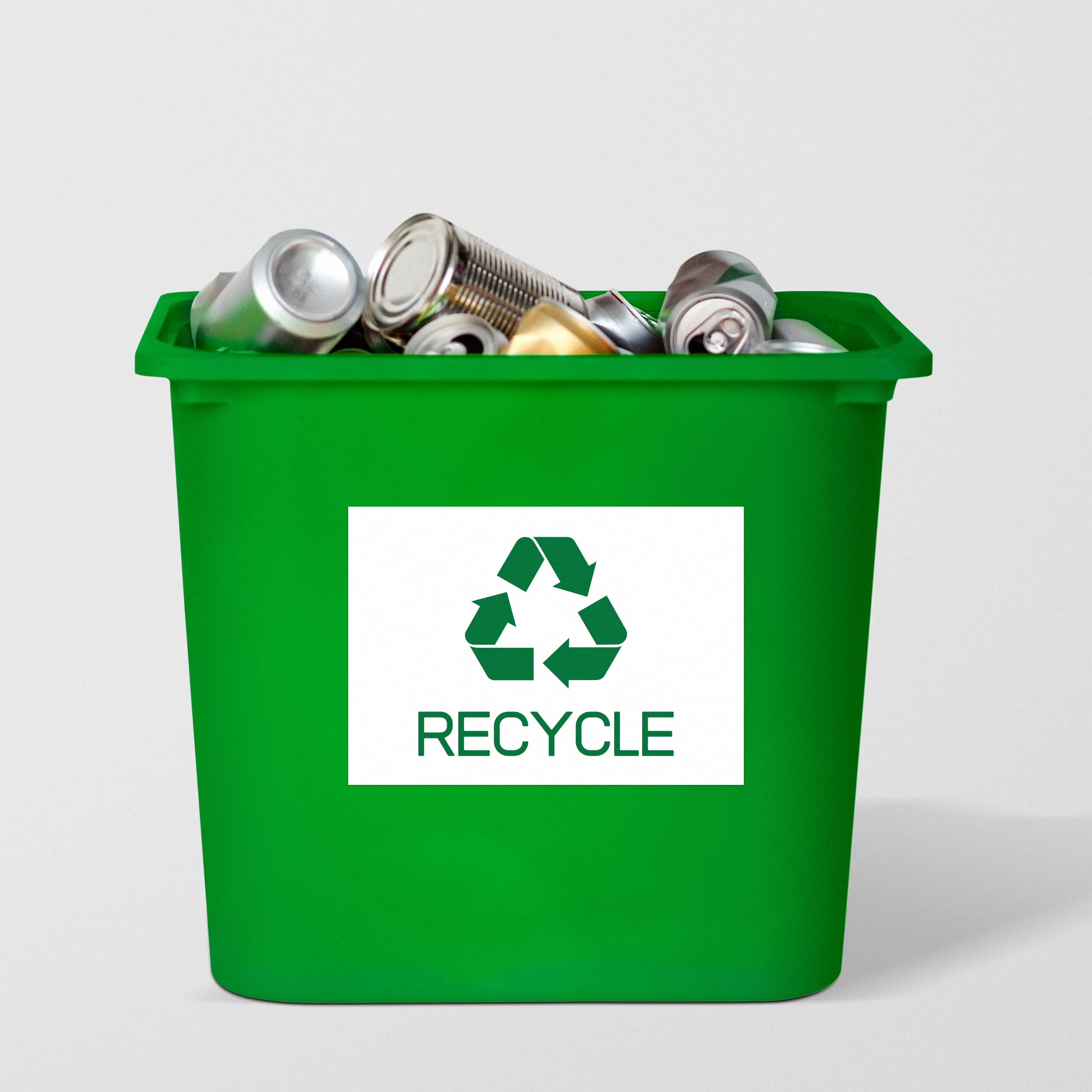 Calcomanu00edas Pegatinas De Reciclar Para Bote De Basura