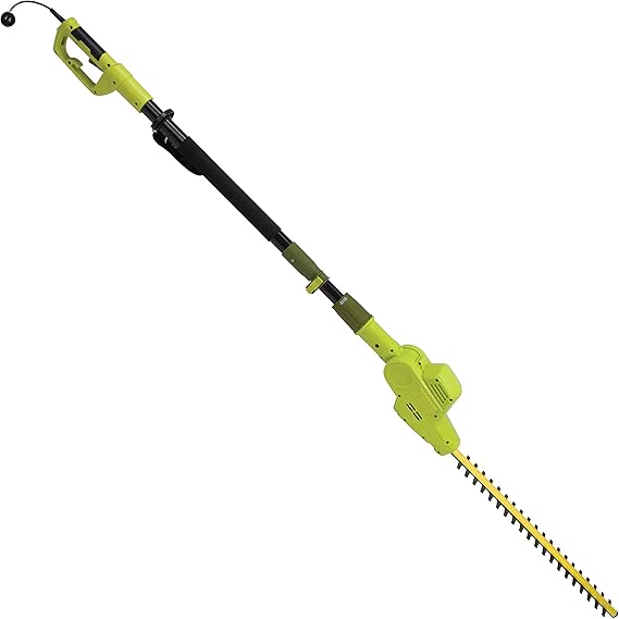 Sun Joe SJH902E 21inch, 4Amp, MultiAngle Electric Telescoping Pole Hedge Trimmer