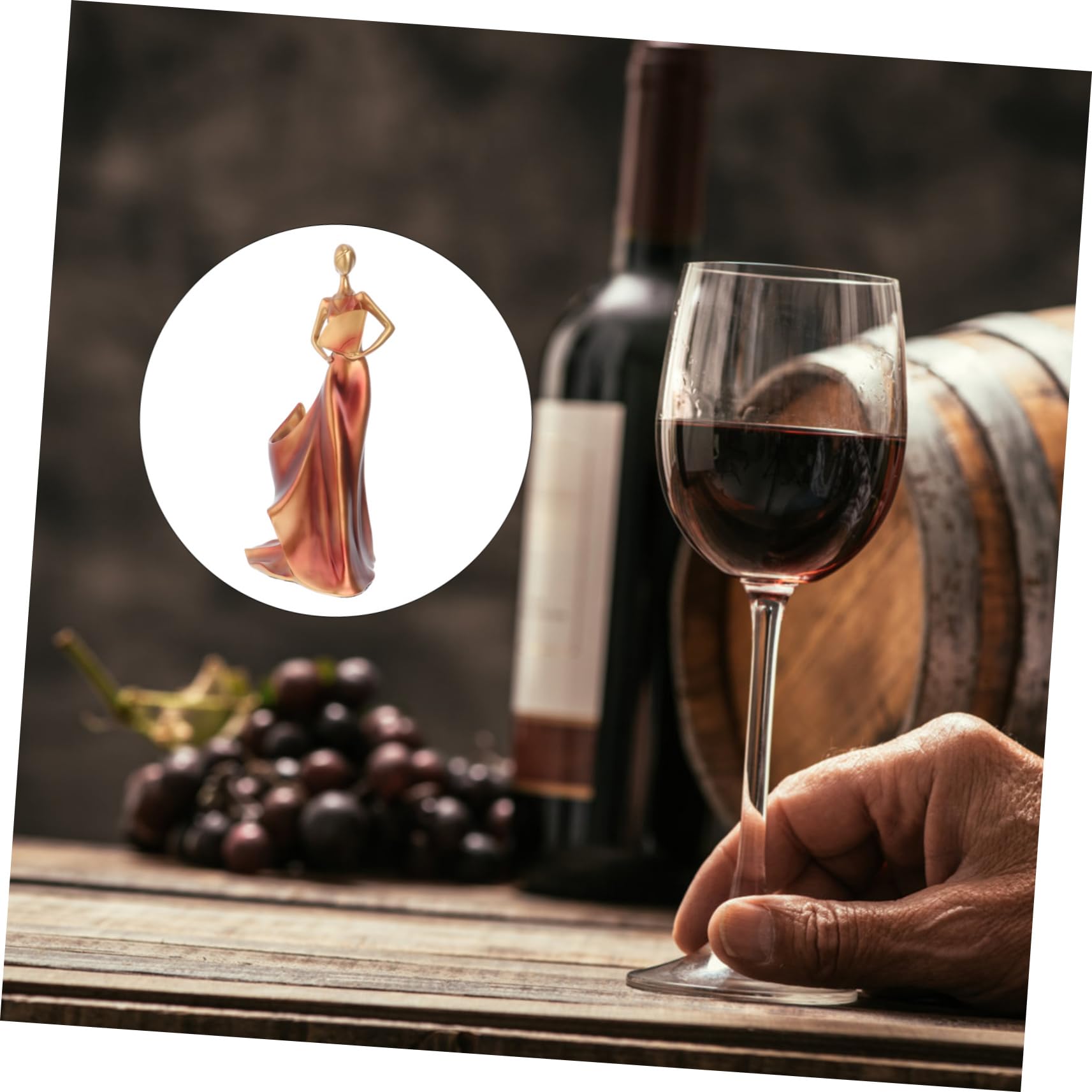 Amazon.co.jp: WATIIFUFU ワインラック 樹脂製 女性デザイン ワイン