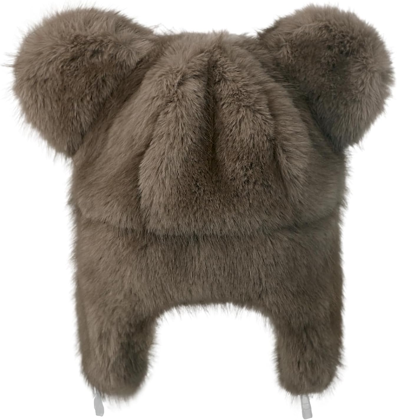 PURFUN Thick Cozy Plush Baseball Caps Trapper Hats with Bear Ear Design, Men Women Fuzzy Faux Fur Ushanka Ski Earflap Caps