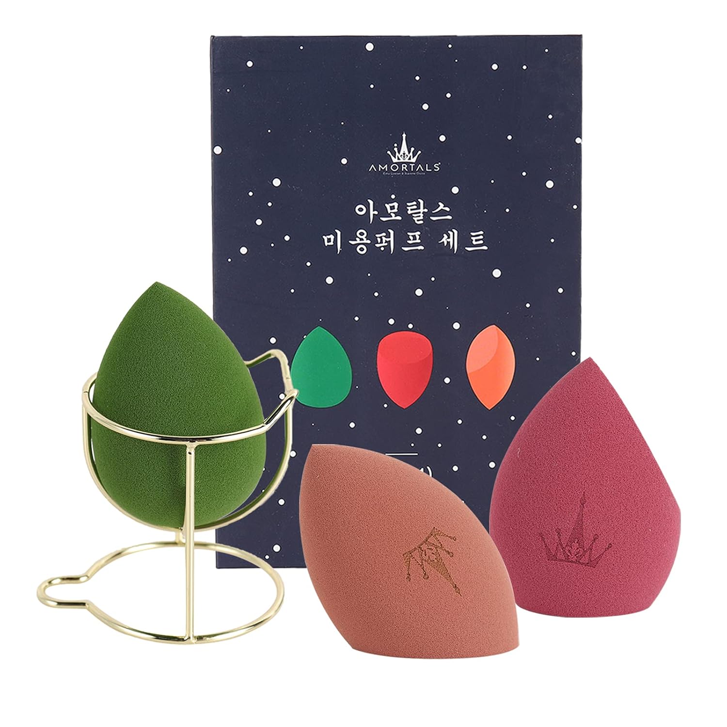 AMORTALS Makeup Sponge Gift Set, Beauty Makeup Blenders