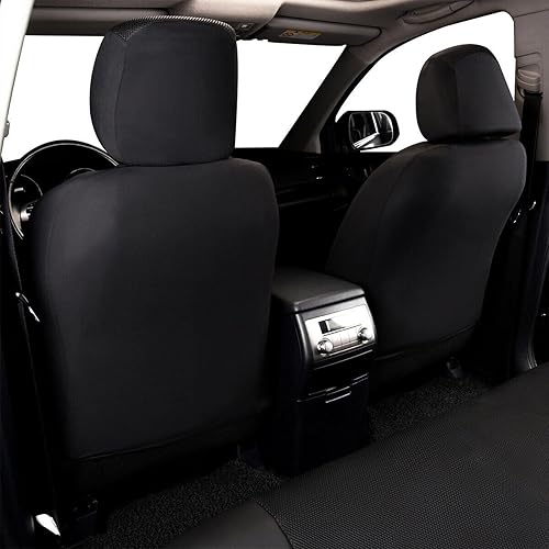 Miniatura 7 de Flying Banner - Juego completo de fundas para asiento de automóvil, malla y piel sintética transpirable para hombre y mujer, compatible con bolsa de