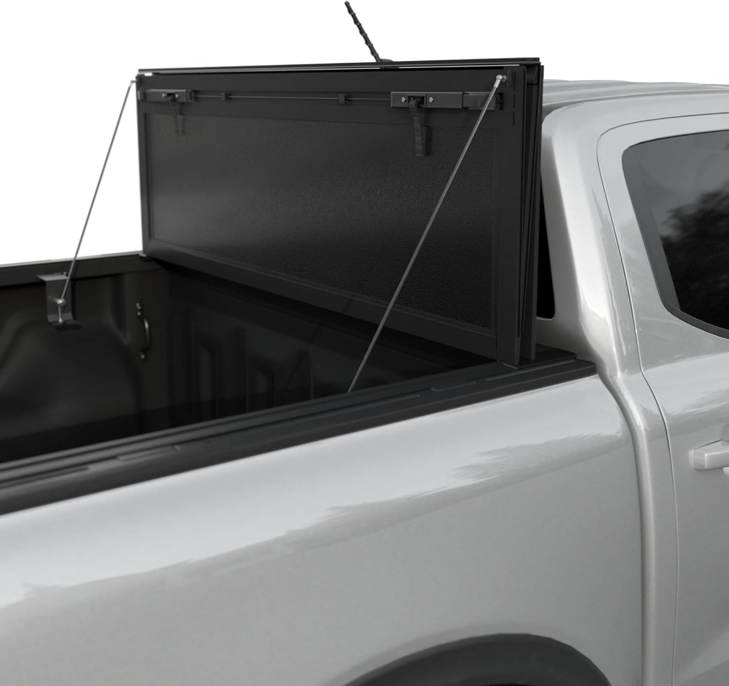 Toptiny Low Profile Flip Up Truck Bed Tonneau Cover Fits 2015-2026 Ford F-150 5'5" Bed (66")
