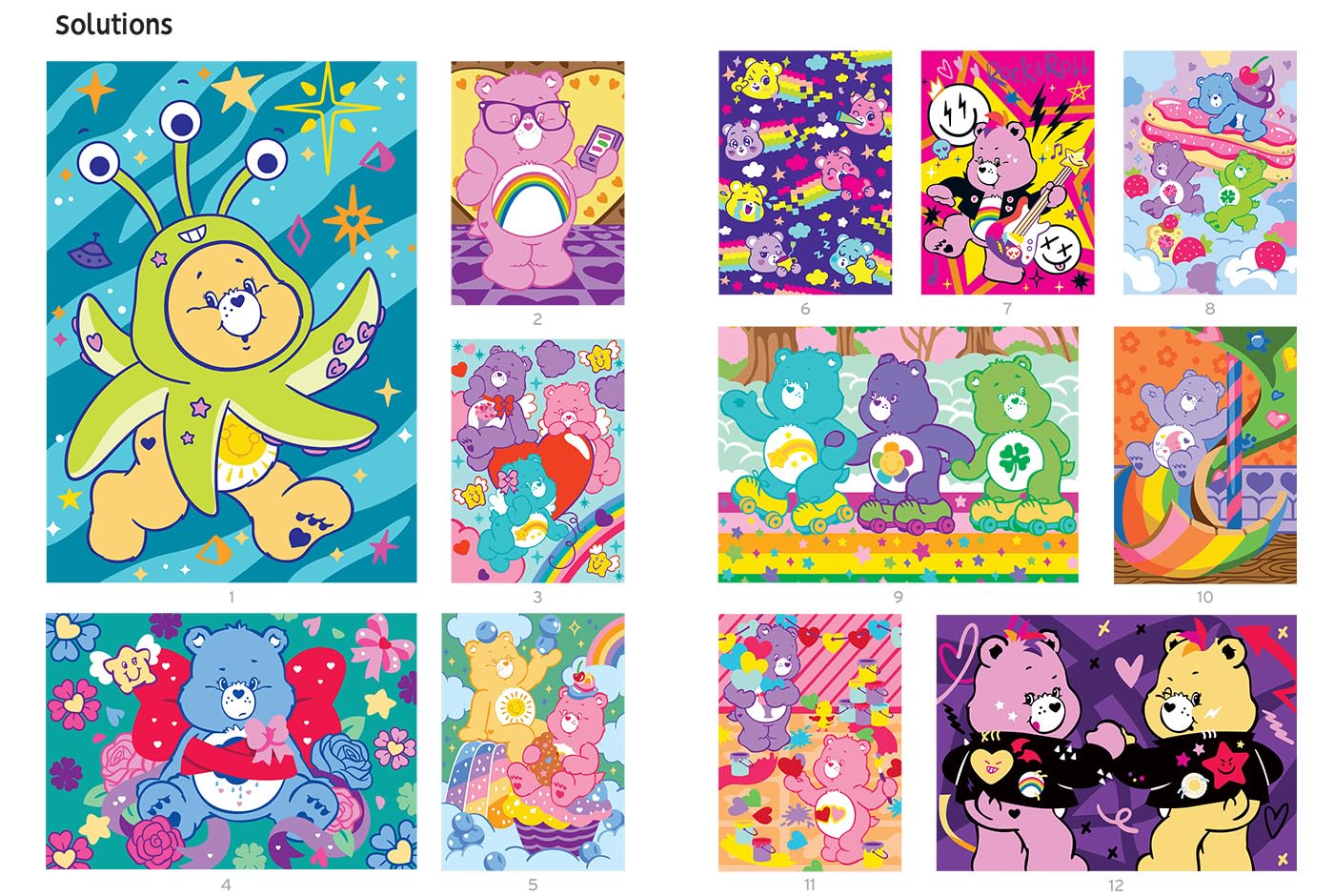Coloriages Mystères - Bisounours Tome 2: Coloriez les chiffres et découvrez l'image