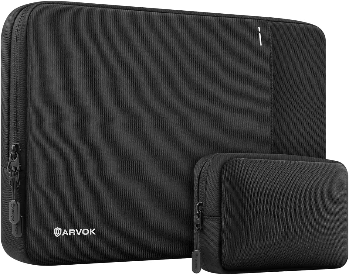 360° Protective Laptop Sleeve Compatible with 13 MacBook Air 2012-2017 13 MacBook Pro 2012-2015, 14 MacBook Pro M2/M1 A2779 A2442 2021-2023, Water-Resistant Laptop Case with Accessory Pouch