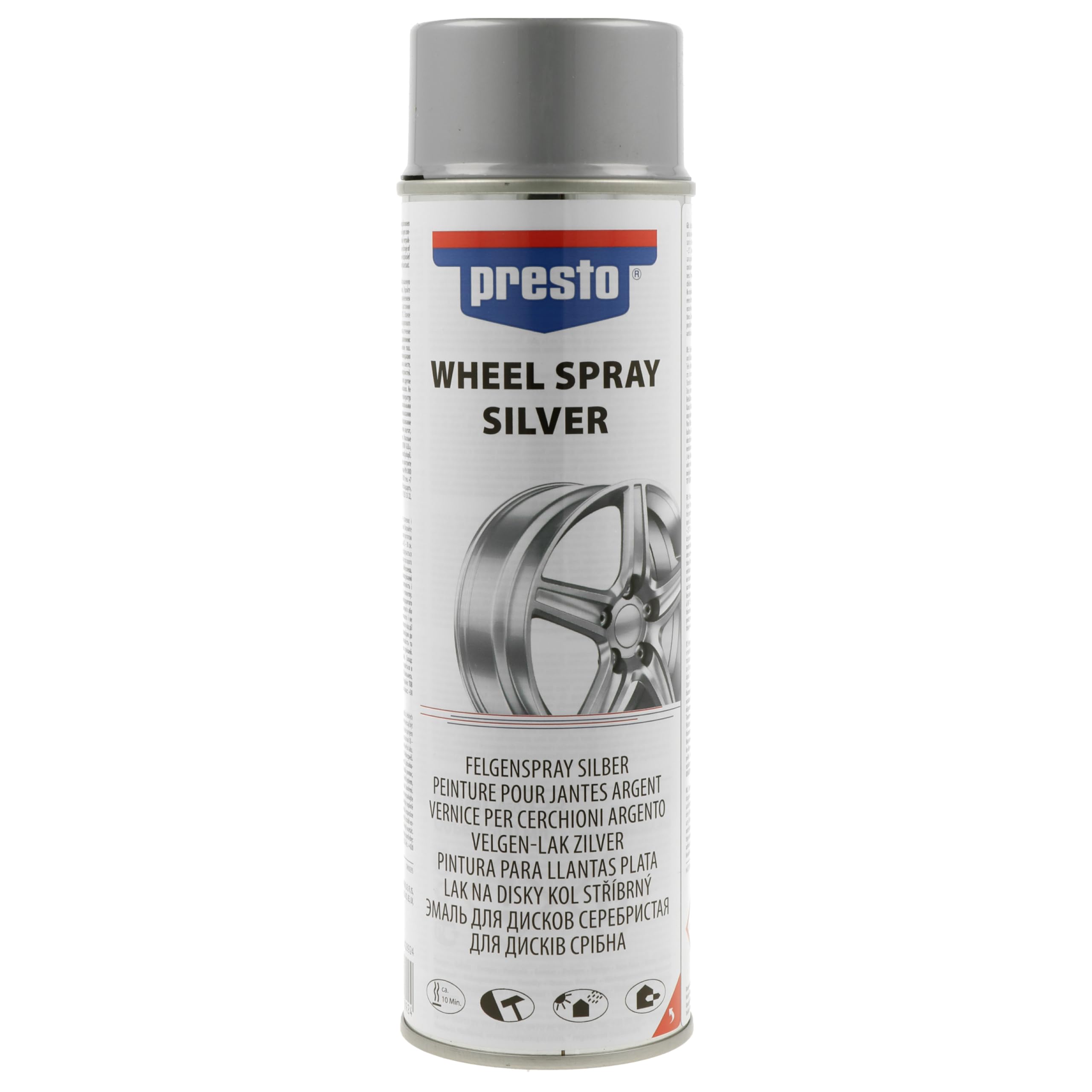 presto 428924 Universal Felgenspray Silber 500 ml