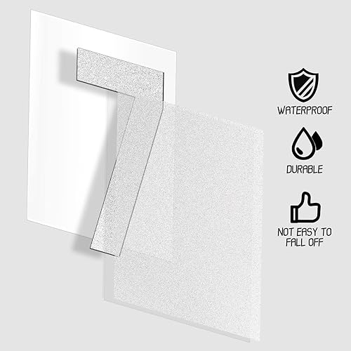 Miniatura 8 de Números reflectantes para buzones de correo para exteriores, 60 calcomanías impermeables para números de buzón, grandes de 3 pulgadas, 2 pulgadas,