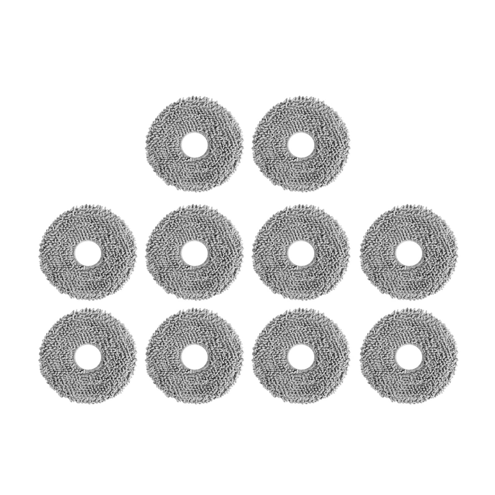 VIXWDRUTY Washable Mop Cloth,Compatible For Dreame,X40,Compatible For Roomba，Plus 405 Combo/Plus 505 Combo,Master Robot Vacuum Parts Accessories(10pcs)