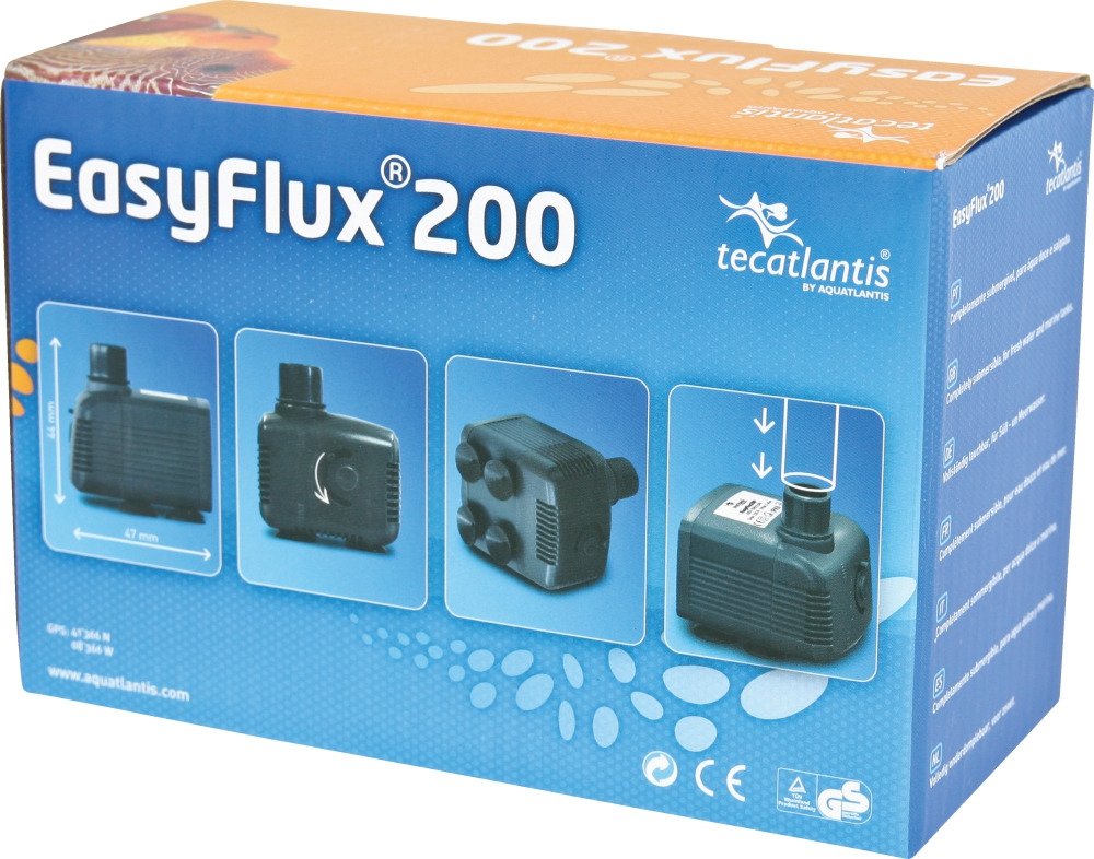 Aquatlantis 05709 Easyflux 200 - Pompa per Acquario, 230 l/h