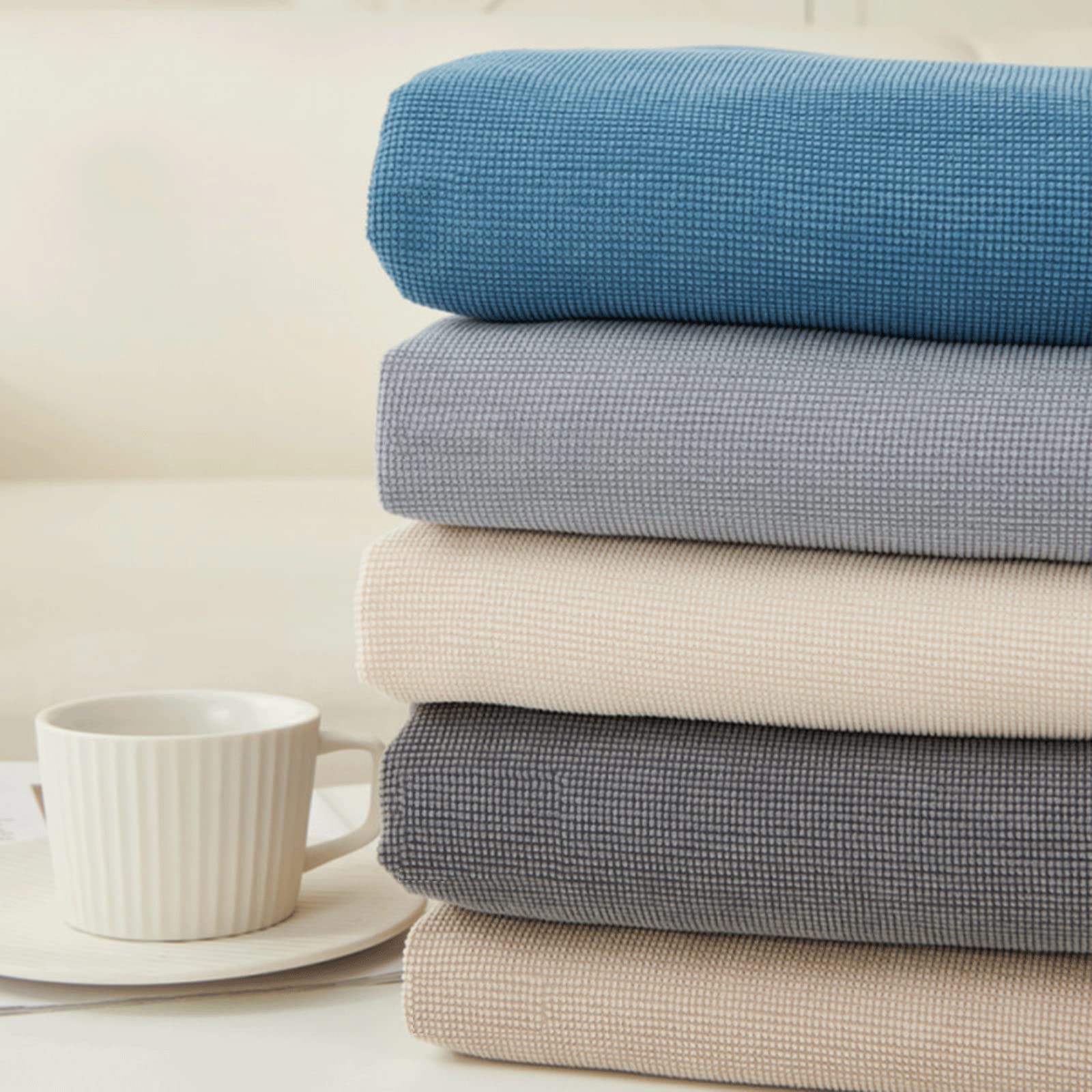 Boutis Housses De Canapé Réversible Chenille Douce Couvre Canape Pour 1/2/3/4 Canapés Couverture Multifonction Housses De Protection De Canapé Lavables Pour Chiens, Enfants(180x300cm/70"x118",Grey2)