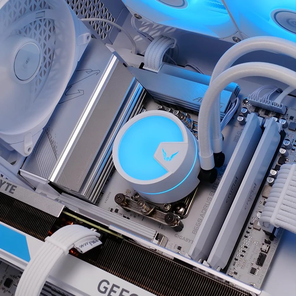REFRIGERACION LIQUIDO CPU VALKYRIE VK-AIOA240W 240 ARGB BLANCO