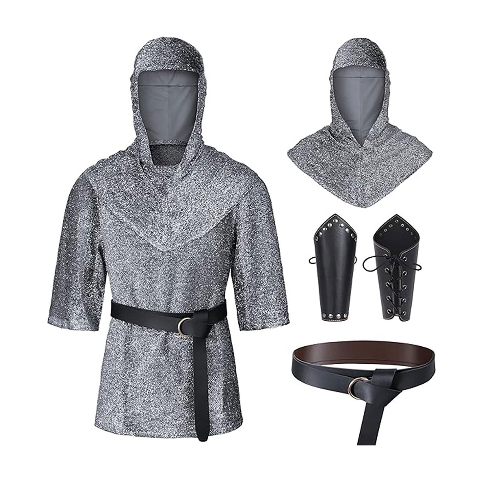 Conjunto de ropa de Halloween, conjunto de ropa cosplay estilo caballero y patio, traje de role play medieval, disfraz elegante, disfraz de Halloween