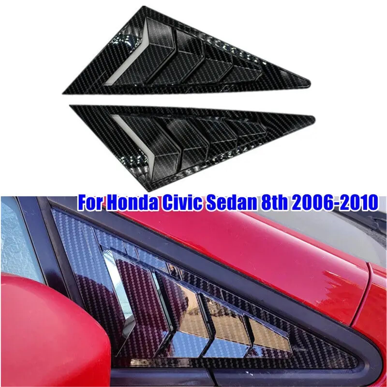 Pasuje do samochodu Honda Civic Sedan 8th z lat 2006-2010, żaluzja na przednią trójkątną szybę, roleta boczna, osłona Migawki Tylnej Szyby