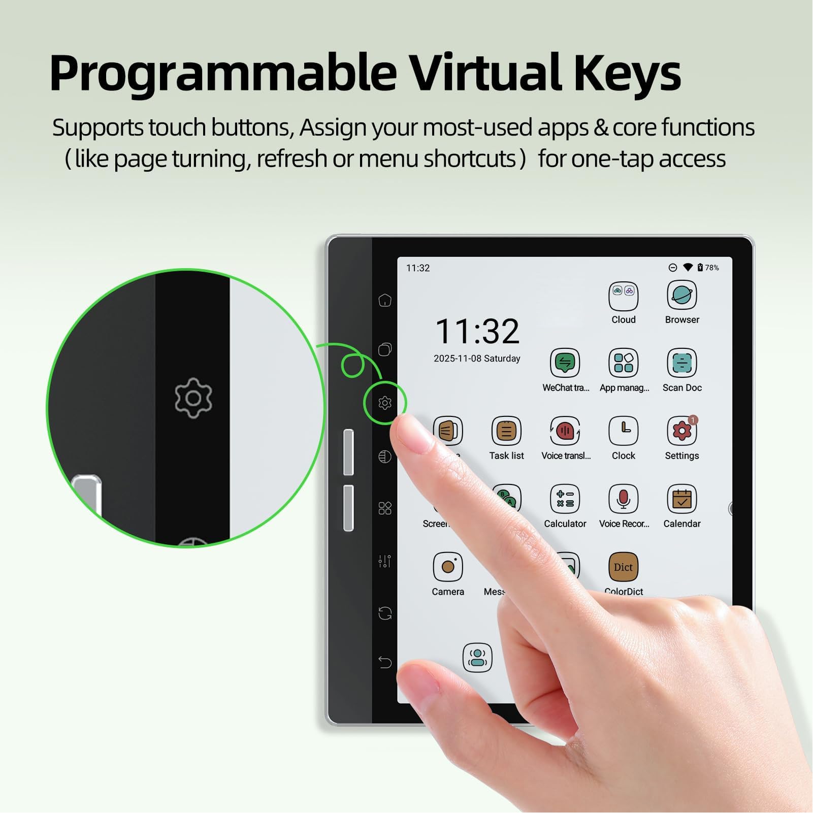 XUMIUZIY Tablette de Lecture Couleur avec Stockage de 64 Go