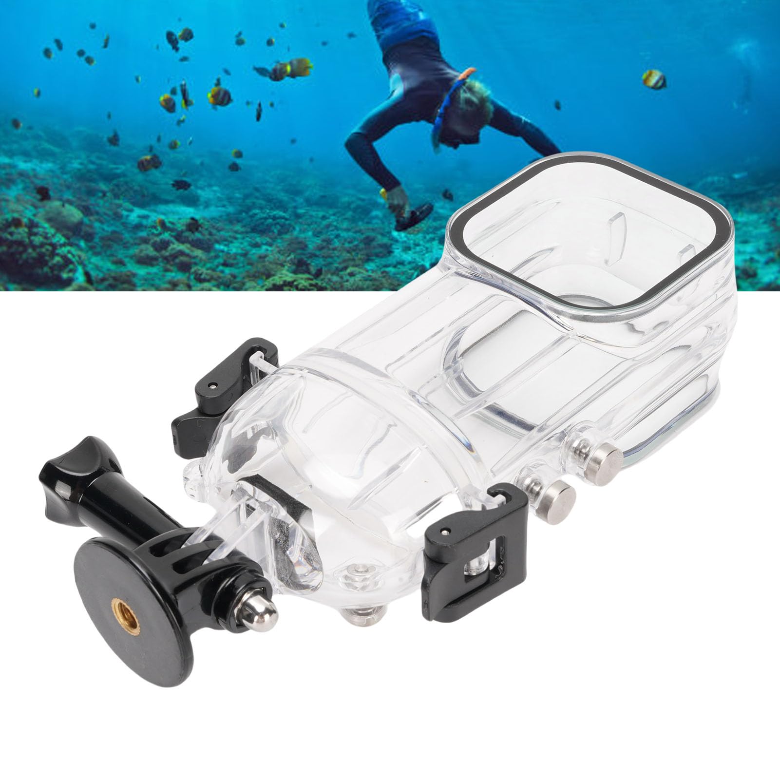Custodia da Immersione Invisibile per gli Accessori per Copertina di Protezione della Telecamera per Alloggiamento per Alloggiamento Subacqueo X3, 147ft con Staffa
