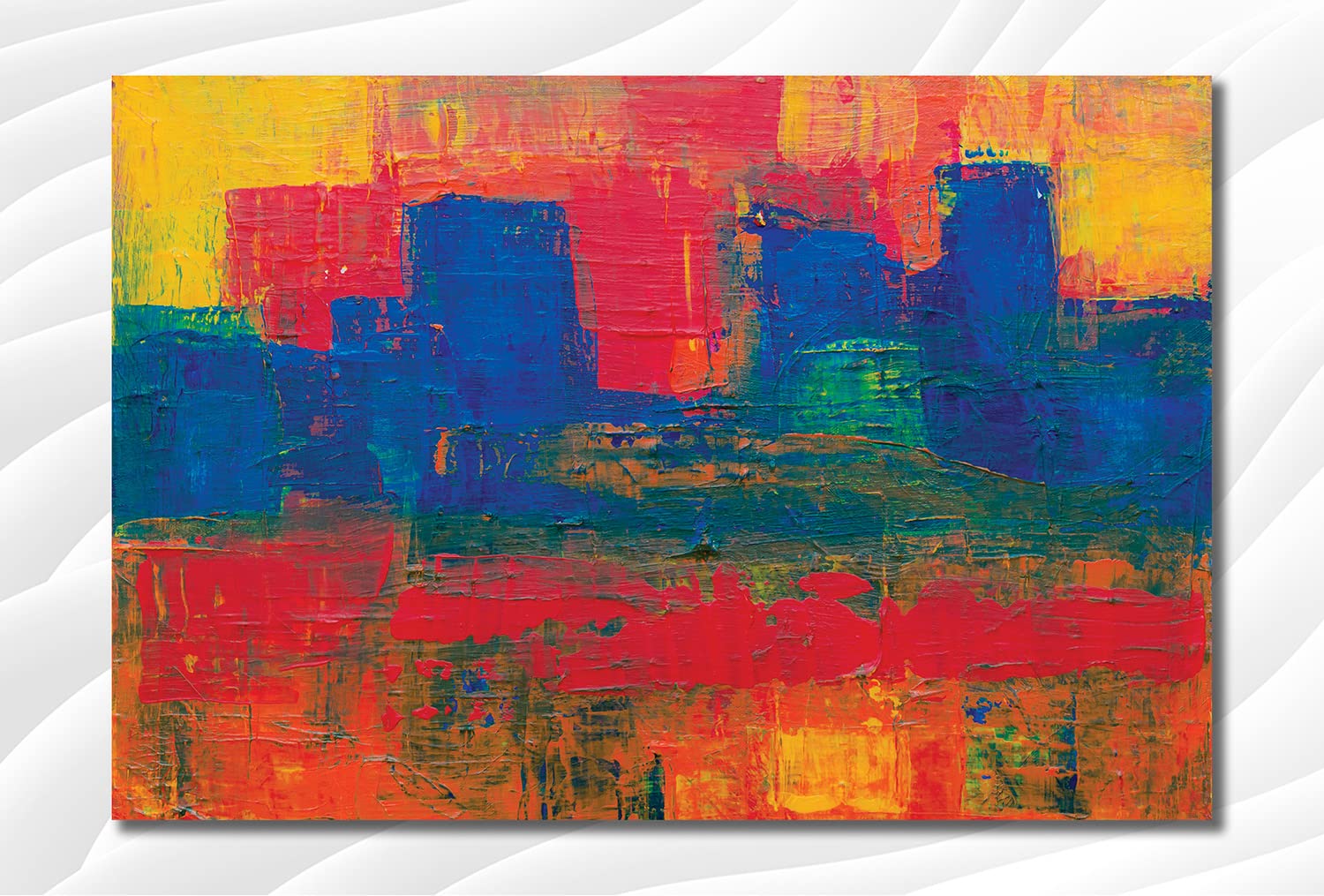 Namaste Home - Laminated Paper Poster - Photo by Steve Johnson on Unsplash - Modern Art - Abstract Art - Laminated Paper Poster Painting (Laminated Paper, Size 18X12 Inches, MultiColor)