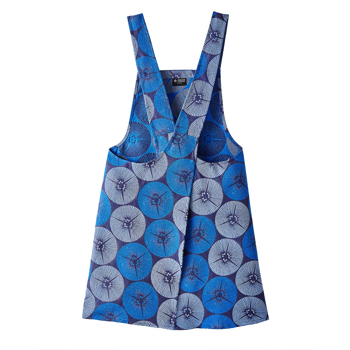 LE JACQUARD FRANÇAIS Yukata Indaco 28542 - Grembiule in cotone, 83 x 135 cm, Blu, 83x135 cm