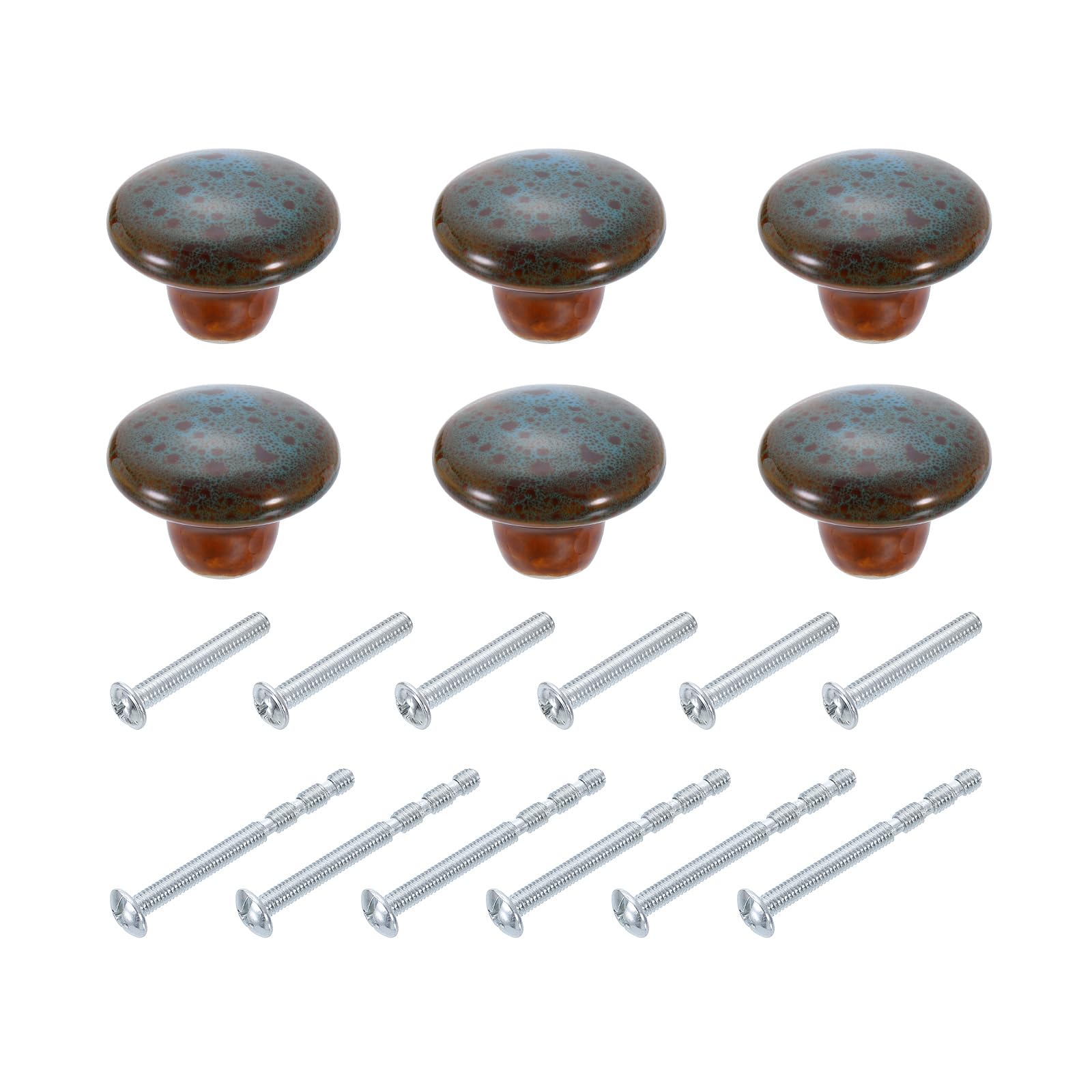 Boutons de tiroir ronds en céramique uxcell 38mm pour coiffeuse
