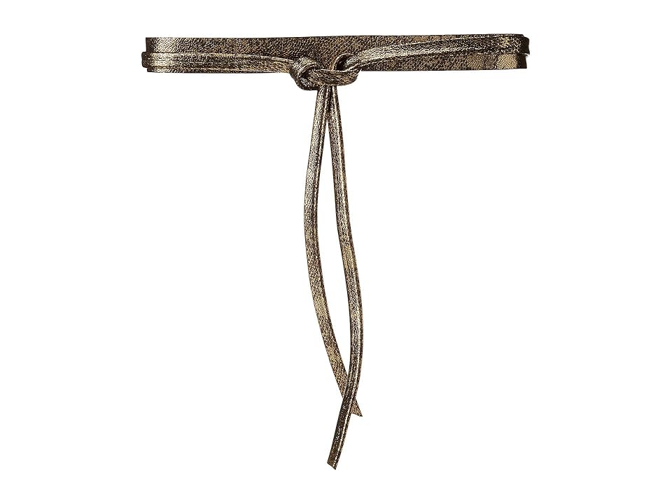 

ADA Collection Skinny Wrap Belt (Pegasus Gold) Women's Belts