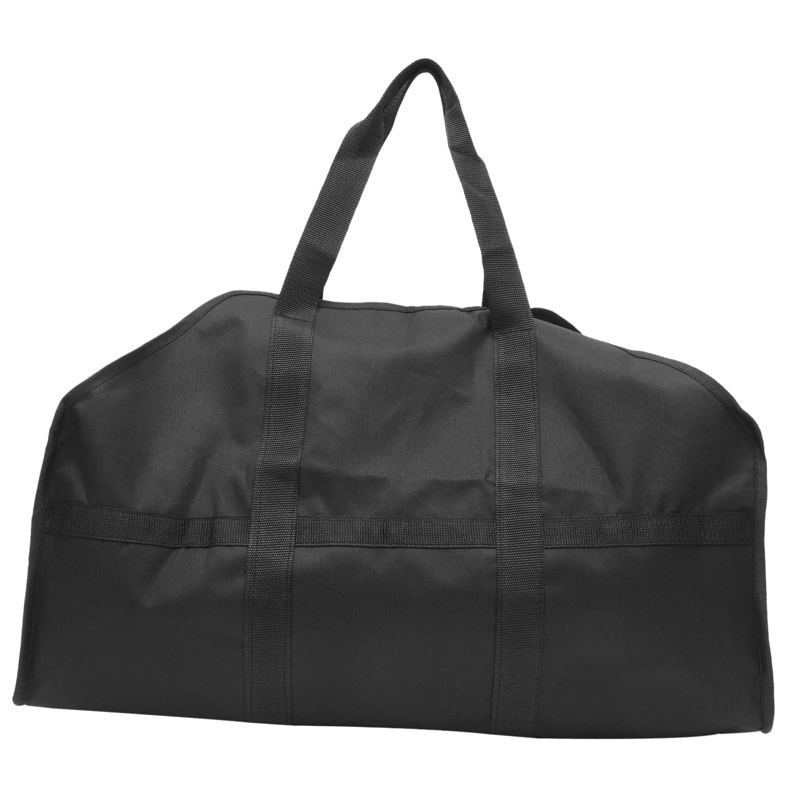 Sac de transport de bûches Mobestech pliable en toile Oxford résistante pour le rangement du bois
