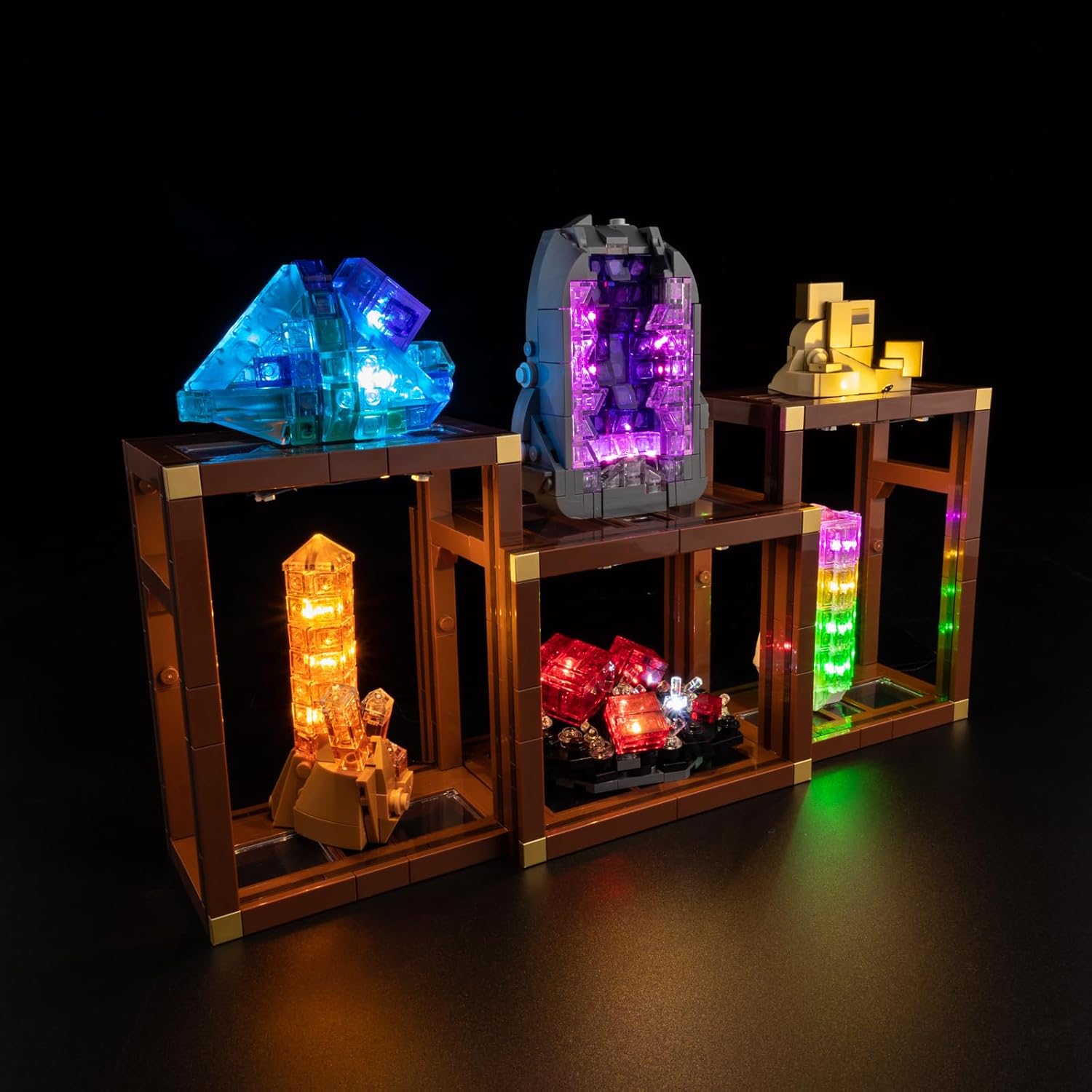 Nitemode Lighting Compatible with Lego Mineral Collection 21362 Building Set(No Model)