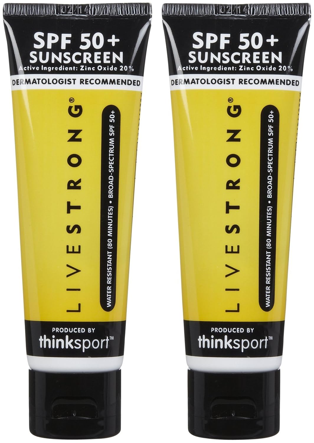 thinksport LIVESTRONG sunscreen SPF 503 oz, 2 pack