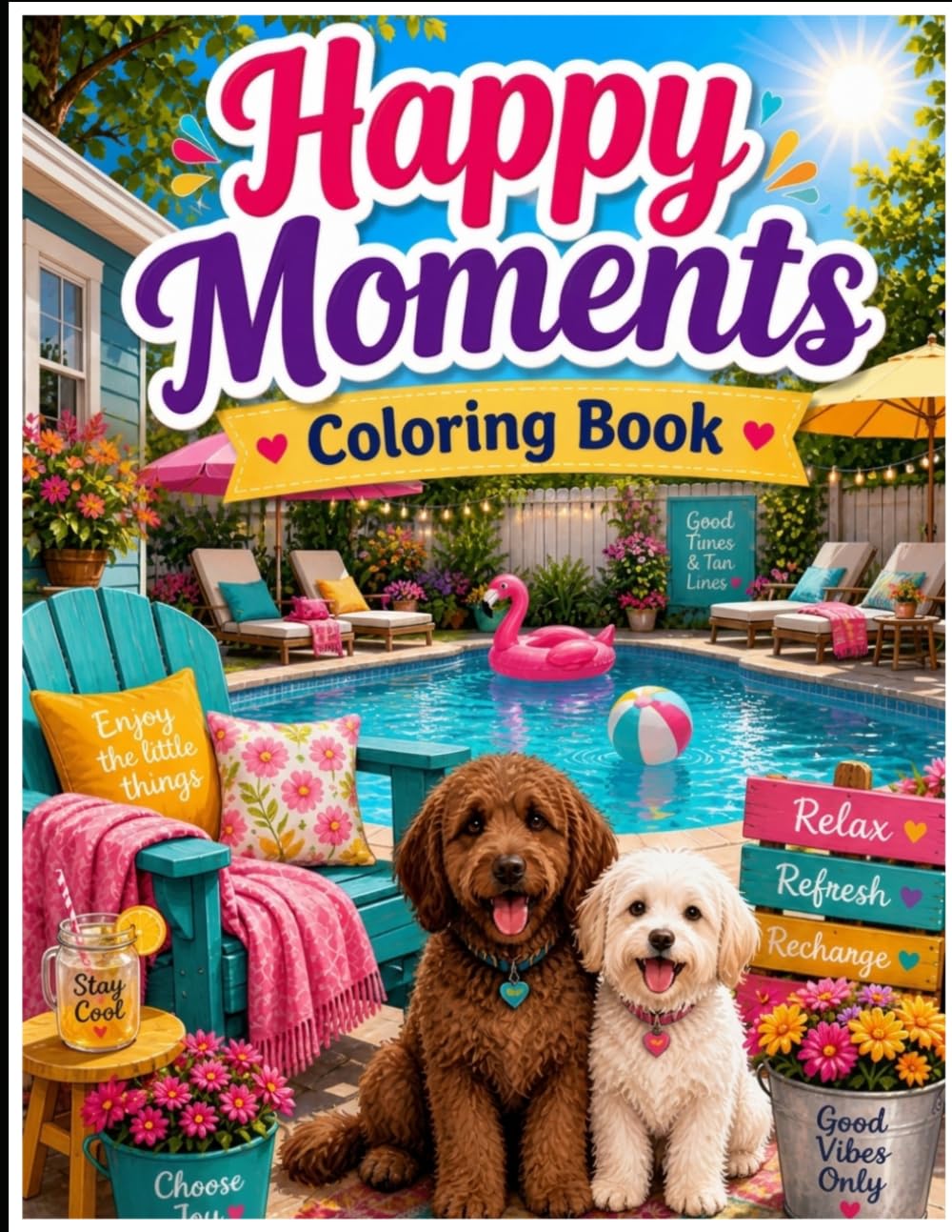 Happy Moments: A Coloring Book Full of Family Memories & Love