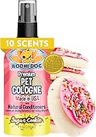 Bodhi Dog Sugar Cookie Pet Cologne - Natural Deodorizing Spray & Conditioner for Dogs Cats, Long-Lasting Fresh Scent, Gentle Safe USA Made 4oz