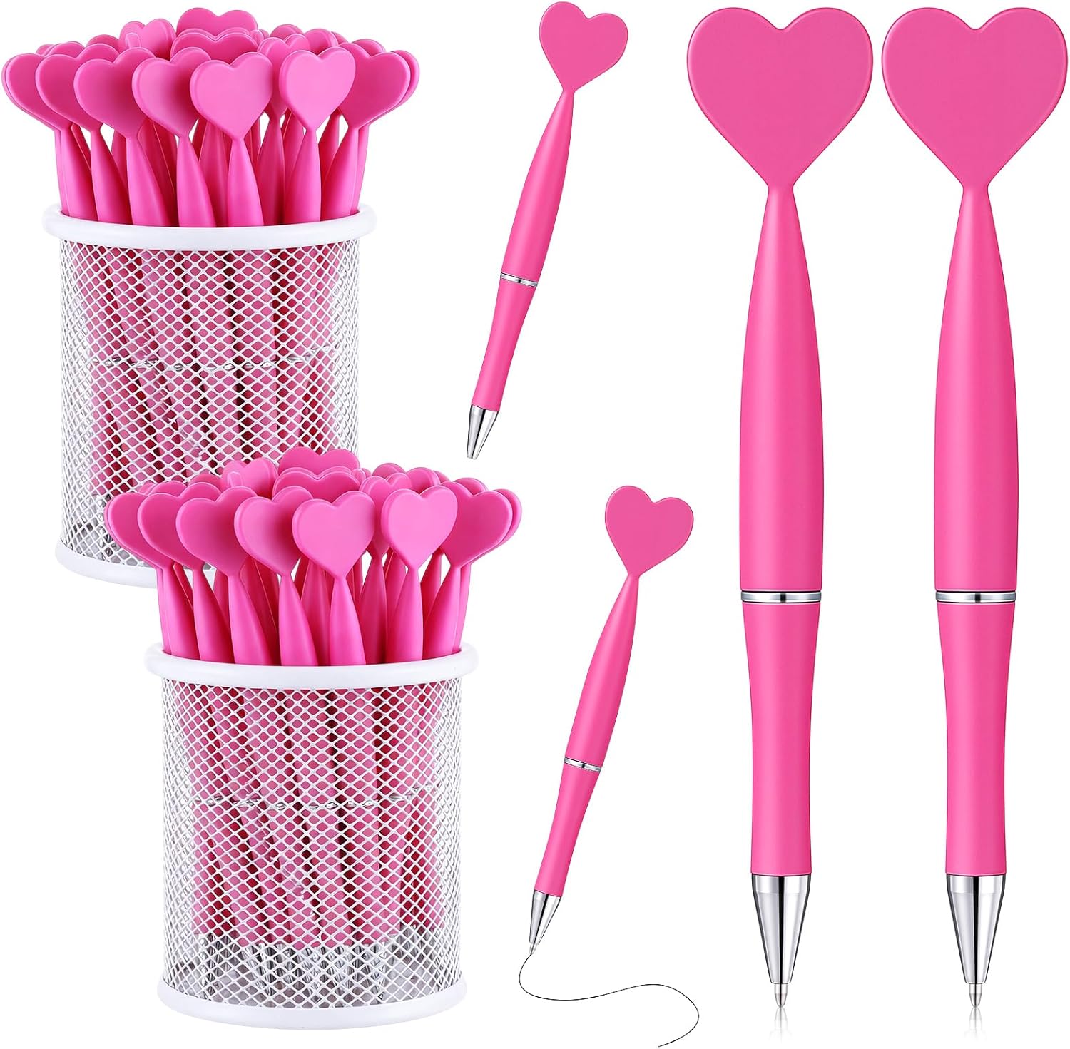 Supervitae 100 Pcs Graduation Pens Bulk Novelty Graduation Cap Ballpoint Pens 1 mm Black Gel Ink Party Favor Gift for Men Women Office University College Senior High School Supply