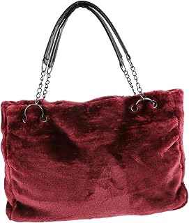 2 Peças Bolsa Grande Bolsa Feminina Bolsa De Ombro Único Bolsa De Pelúcia Feminina Bolsa Felpuda Bolsa De Ombro De Pelúcia Bolsa De Bolsa Felpuda Bolsas Bolsa De De