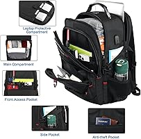 Amazon.com: Z-MGKISS Extra Large Travel Backpack, 52L TSA Backpack