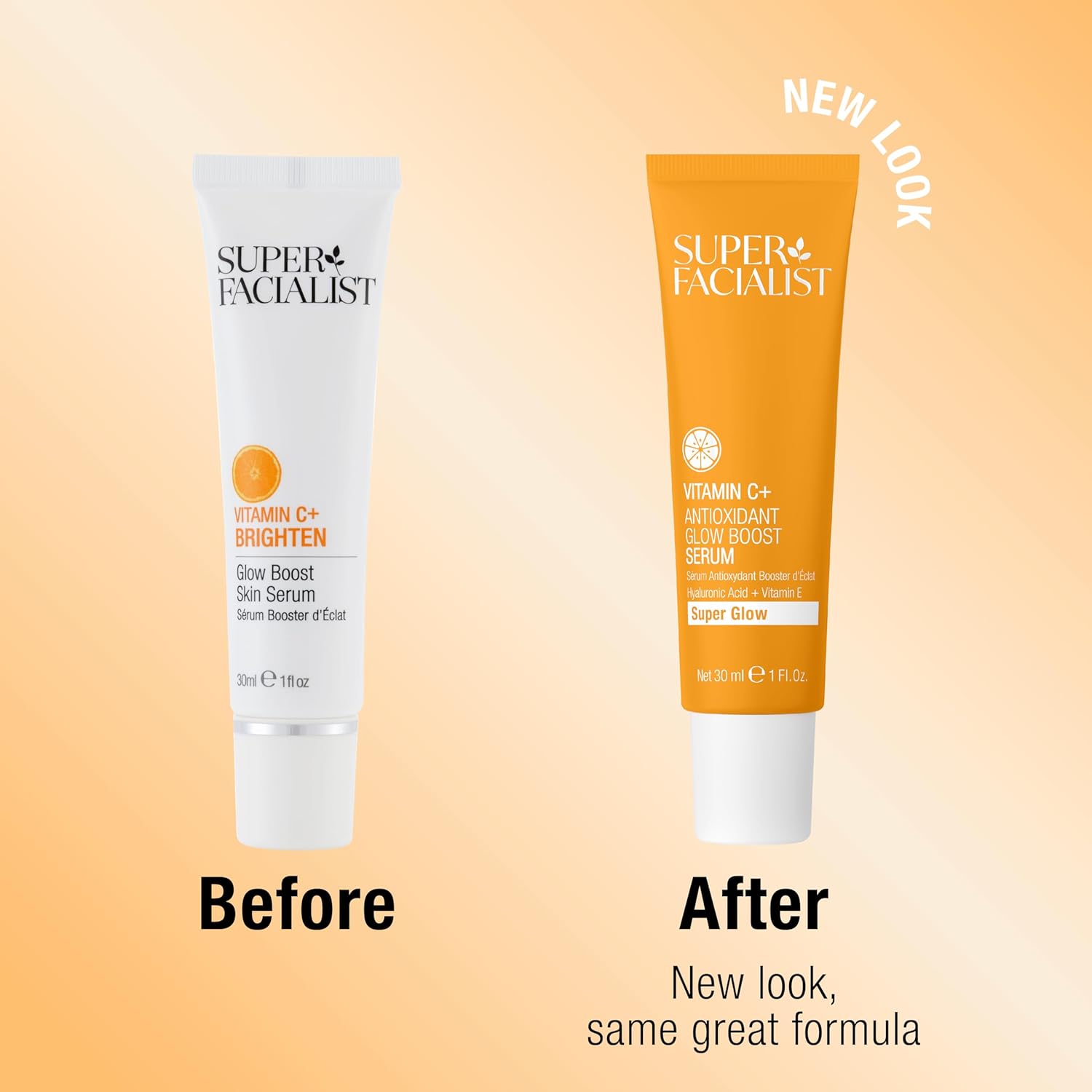 Super Facialist Vitamin C Glowing & Boosting Skin Serum - Deeply Replenishing & Boosts Collagen Synthesis 1 x 30ml