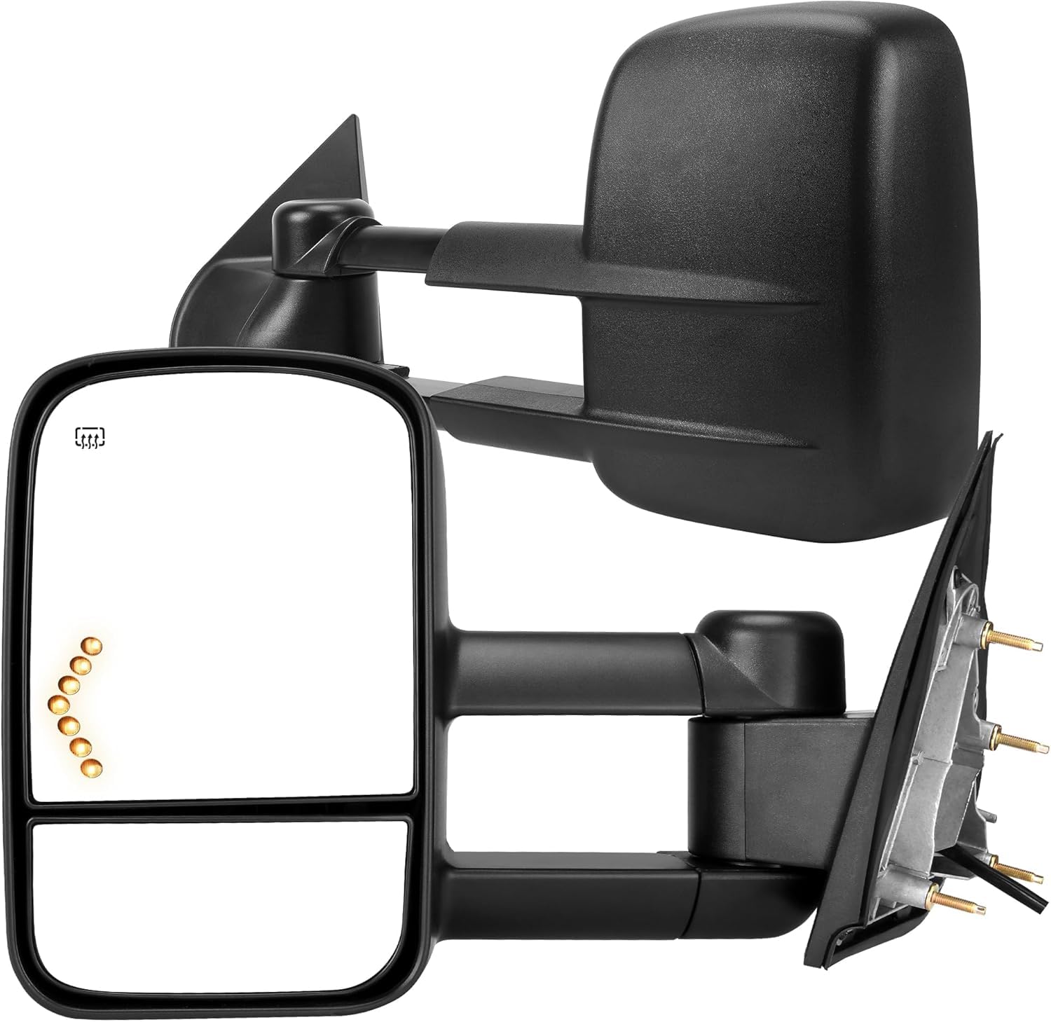 AUTOSAVER88 Towing Mirrors Compatible with 2014-2018 Chevy Silverado Sierra