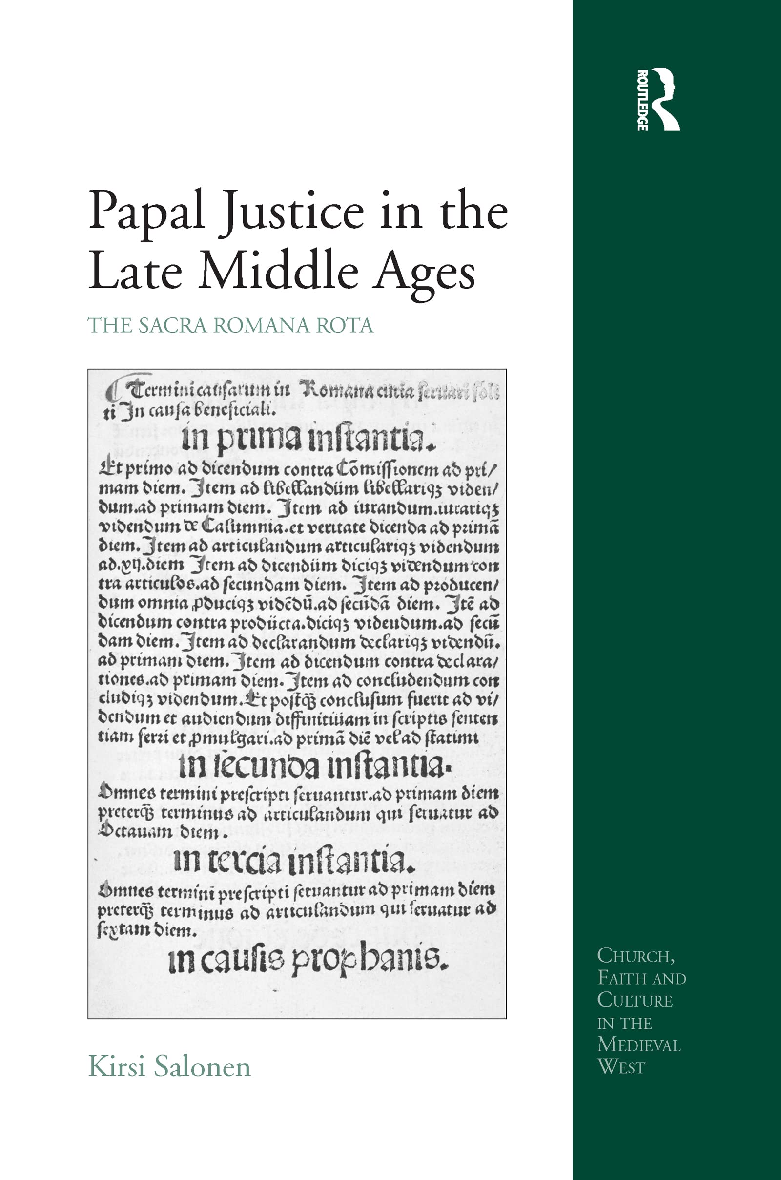 Papal Justice in the Late Middle Ages - 9780367596798