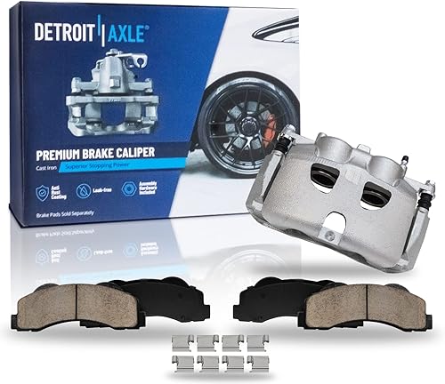 Miniatura 323 de Detroit Axle - Pastillas de Freno Delantero para Ford Fusion Lincoln MKZ Zephyr Mercury Milan Mazda 6, Pastillas de Freno Cerámica Reemplazo